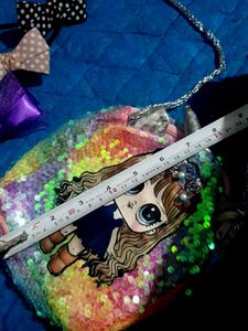 Sparkly Sequin Doll Purse only bag