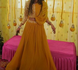 Yellow Lehenga Choli Set
