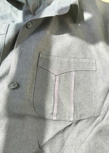 Men's Charcoal Button-Up Shirt