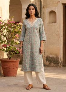 Teal blue kurta🩵