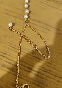 Pearl Gold-plated Ring Bracelet