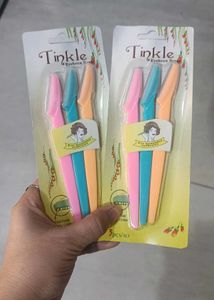 Tinkle Eyebrow Razors - 3 Pcs Set(pack of 2)