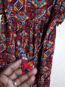 Bohemian Print Cotton Kurta
