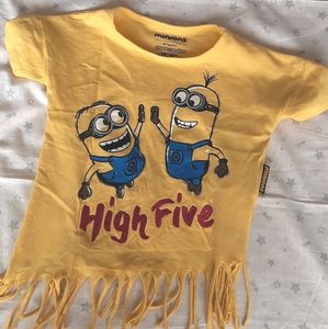 Minion T Shirt with Fringes