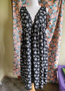 Boho Floral Print Mini Dress