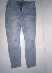 Light Wash Distressed Jeans