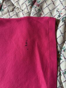 Vibrant Pink Crew Neck T-Shirt