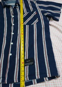 W&amp;P HOUSE Casual Vertical Striped Shirt