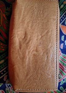 Coral Leather Wallet