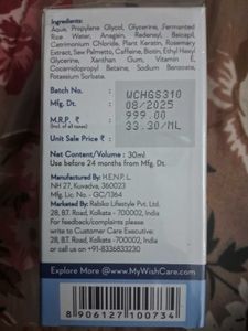 WishCare Hair Growth Serum Concentrate