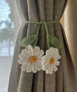 Daisy crochet Curtain Tie