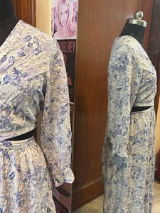 Floral Cutout Maxi Dress