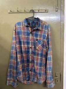 Men's Plaid Flannel Shirt | Oversized Fit