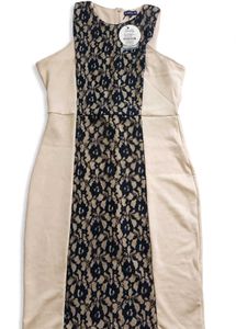 🆕Chic sheath Lace Panel Dress