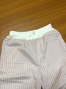 Pink Striped Pajama Pants