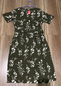 Western Dress With Belt
