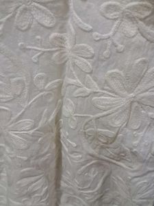 White Embroidered Kurti