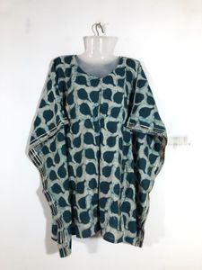 Dark Sea Green Printed Kaftan (Women’s)