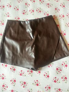 Chic Brown Long Sleeve Crop Top