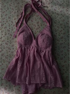 Pretty Lavender chikenkari top