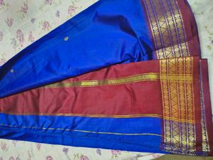Vibrant Checked &amp; Royal Blue Sarees