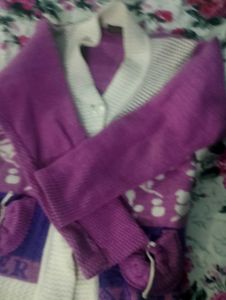 Purple Cardigan
