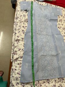 Handmade Lucknowi Chikankari suit set