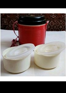 🔷🌟💥 Red Black Lunch Box