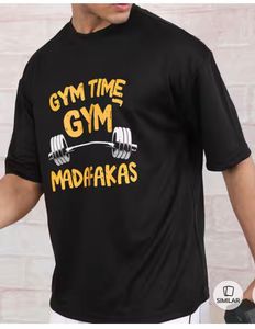 Shein Funny Gym Time Graphic T-Shirt