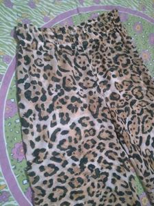 Leopard Print Palazzo Pants