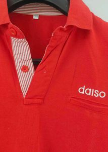 Men's Red Daiso Polo T-Shirt