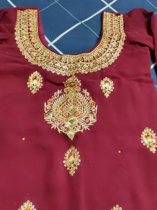 Maroon Suit Set