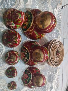New, Unused, Hand-Painted Russian Nesting Dolls Se