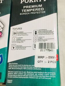 2 POKRYT Premium Tempered Screen Protector