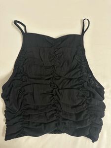 H&M Black Halter Top