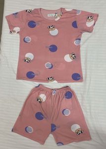 Pink Cow Print Pajama Shorts
