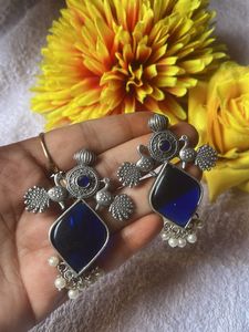 Blue Stone Earrings