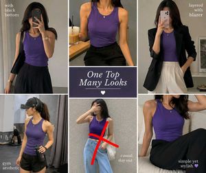 Purple Tank Top - Versatile Style