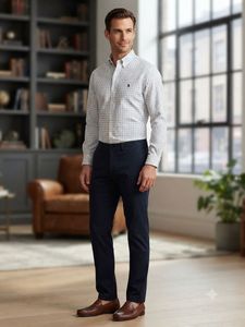 Classic Checkered Button-Down Shirt