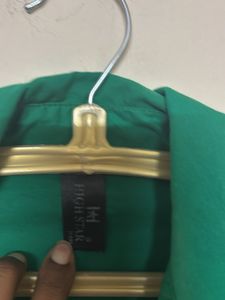 green formal shirt women
