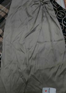 Savana Elegant Satin Wrap Skirt