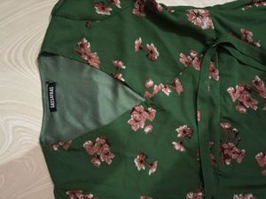 🌿Emerald green Floral Dream dress 🌸