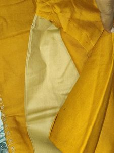 Unique Mustard Yellow Embroidered Suit
