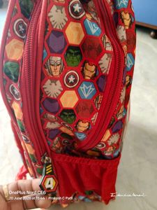 Captain America School Backpack Kids 1-5 Std Kid