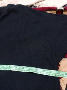 Navy Button- Down Tshirt