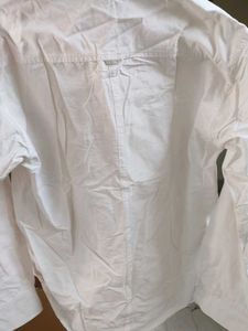 Men's White Long Sleeve Shirt