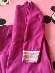 Pack Of 2 Pure Cotton Kurtas + Free Girls Top