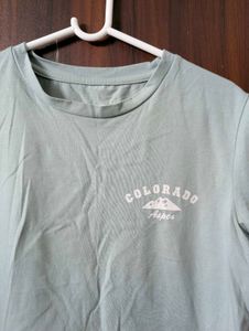 Mint green crop top
