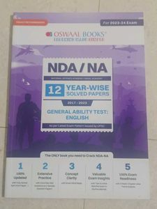 Oswaal Books NDA/NA Solved Papers
