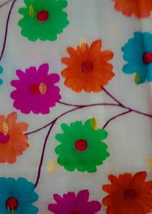 Beautiful Flowers Printed Dupatta 💛with multicolored